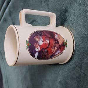Vintage Christmas Coke mug